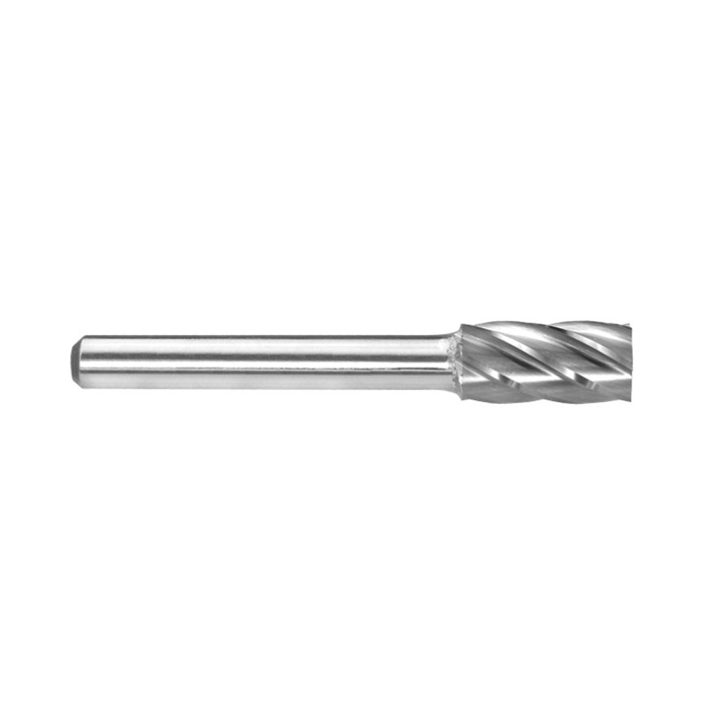 3/8 Inch Cylindrical Aluminium Cut Carbide Burr Carded