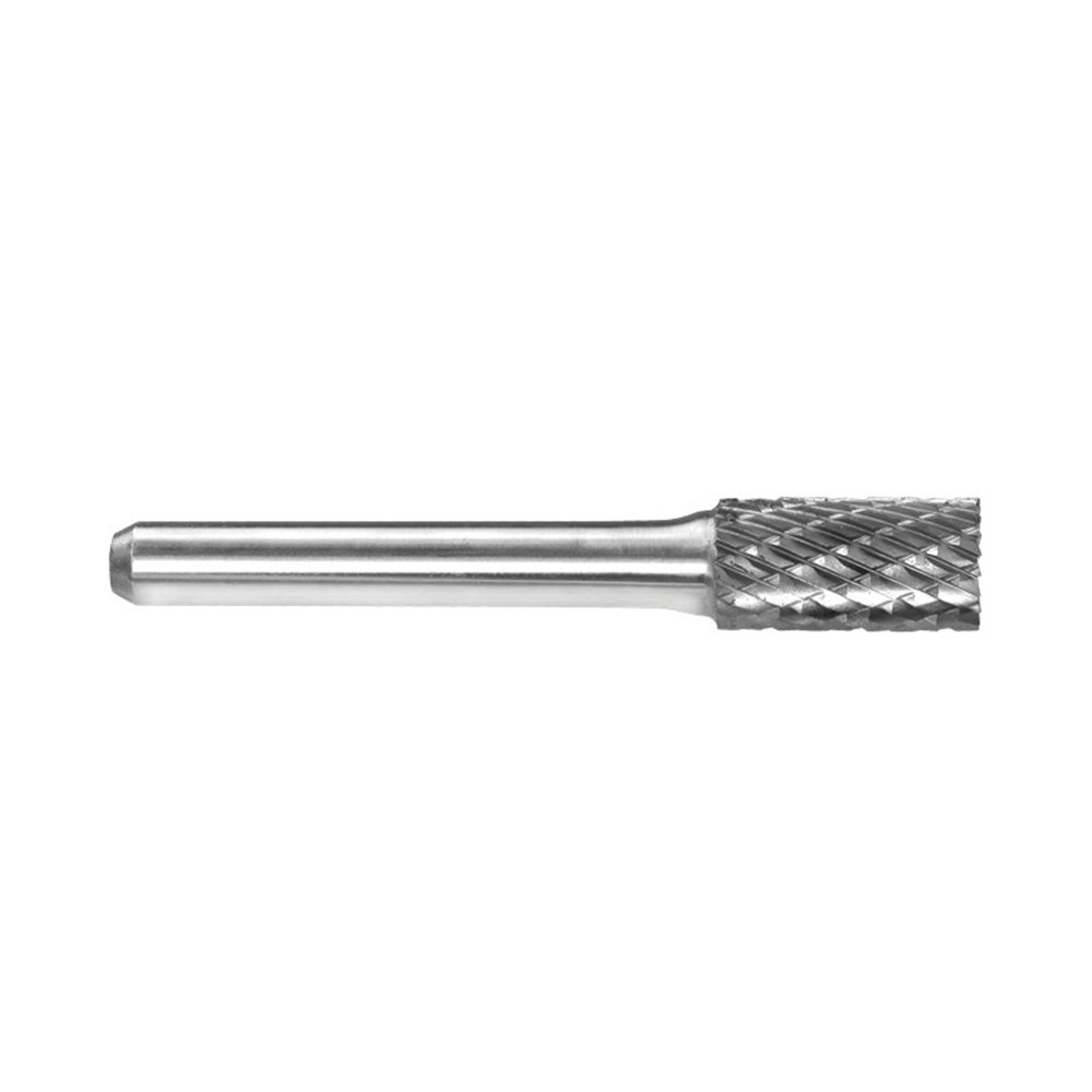 3/8 Inch Cylindrical Carbide Burr With End Cut Carded
