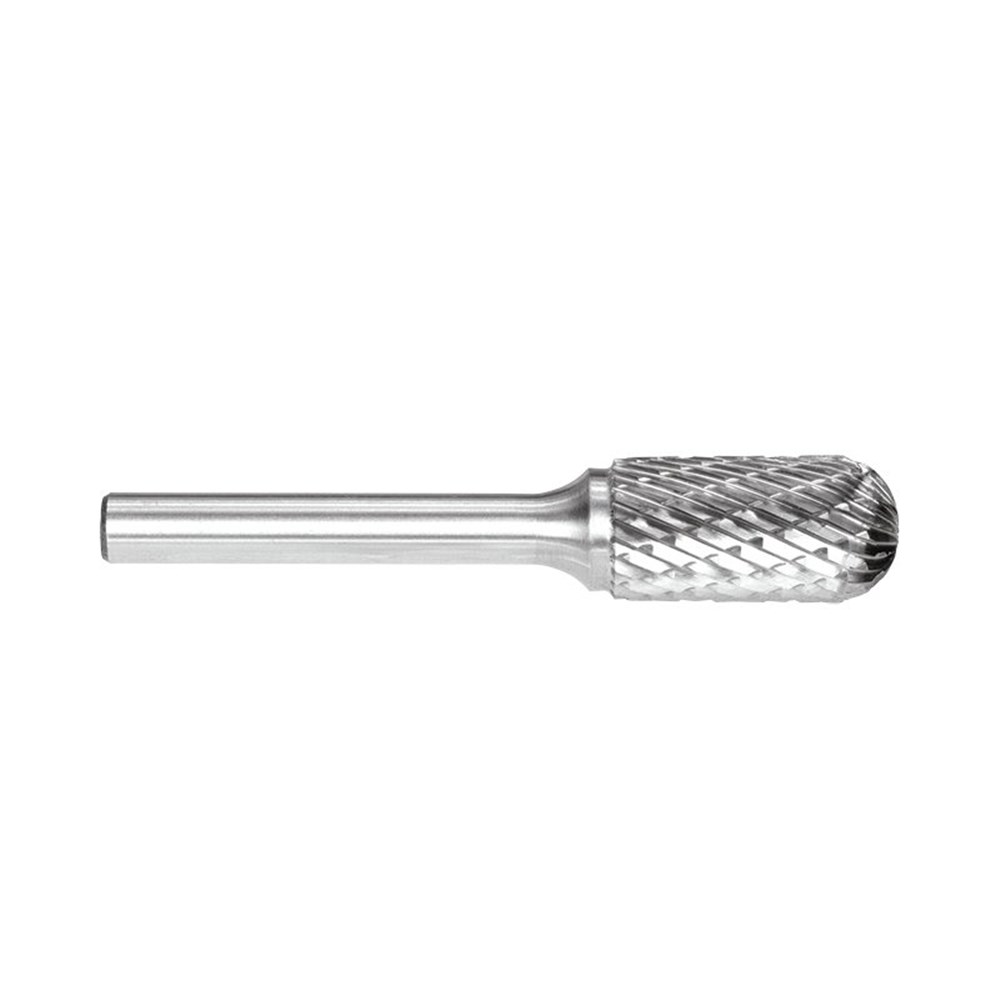 1/2 Inch Cylindrical Ball Nose Carbide Burr Carded