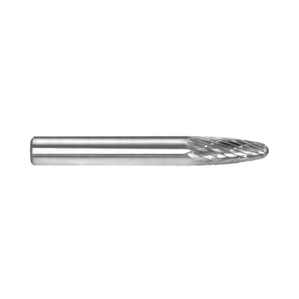 1/4 Inch Tree Radius Nose Carbide Burr Carded
