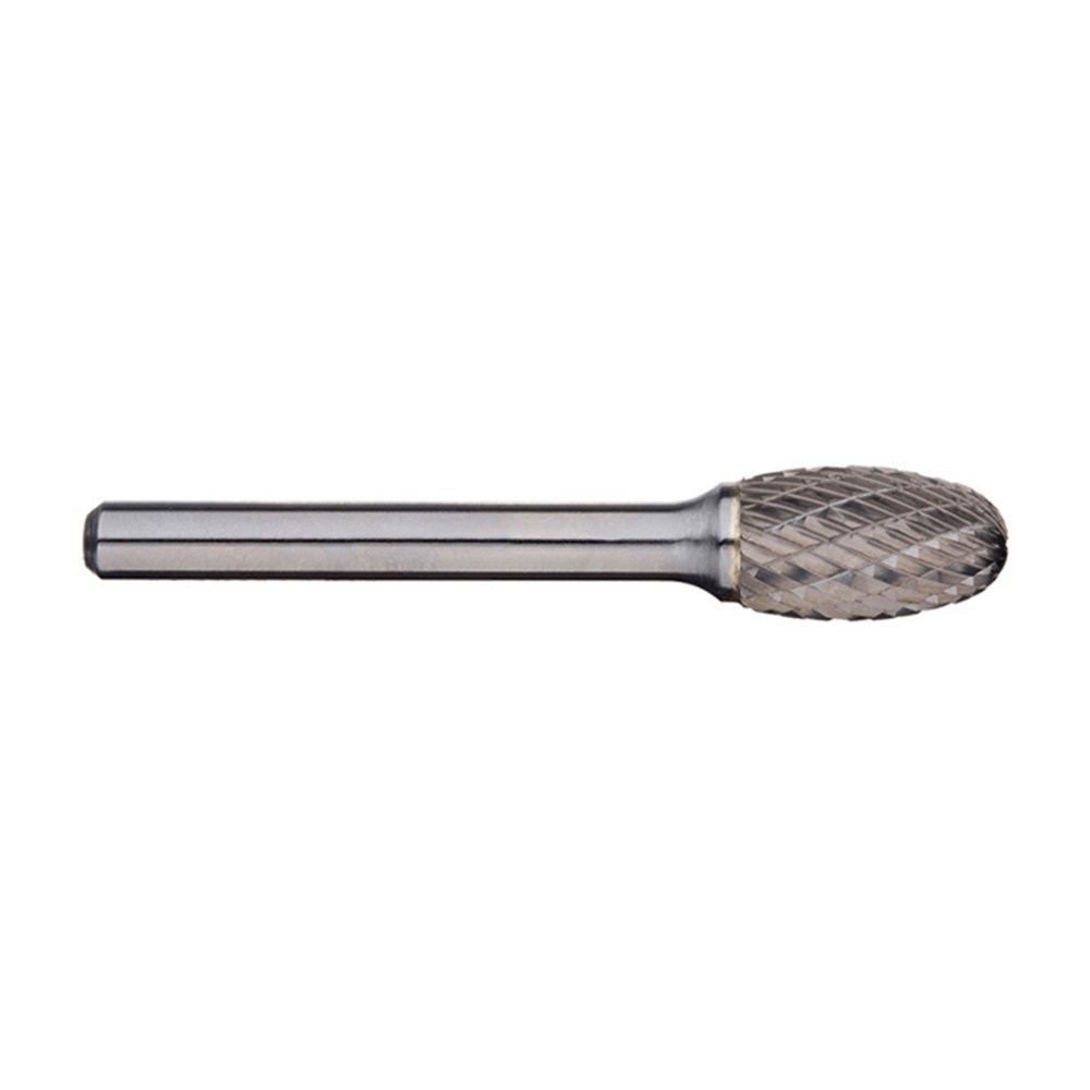1/2 Inch Oval Carbide Burr - 6 Inch Long
