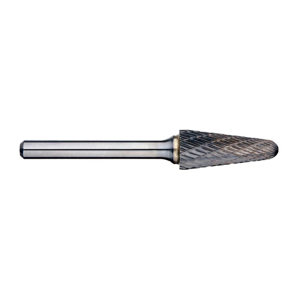1/8in Included Angle Carbide Burr, 1/8in shank dia.