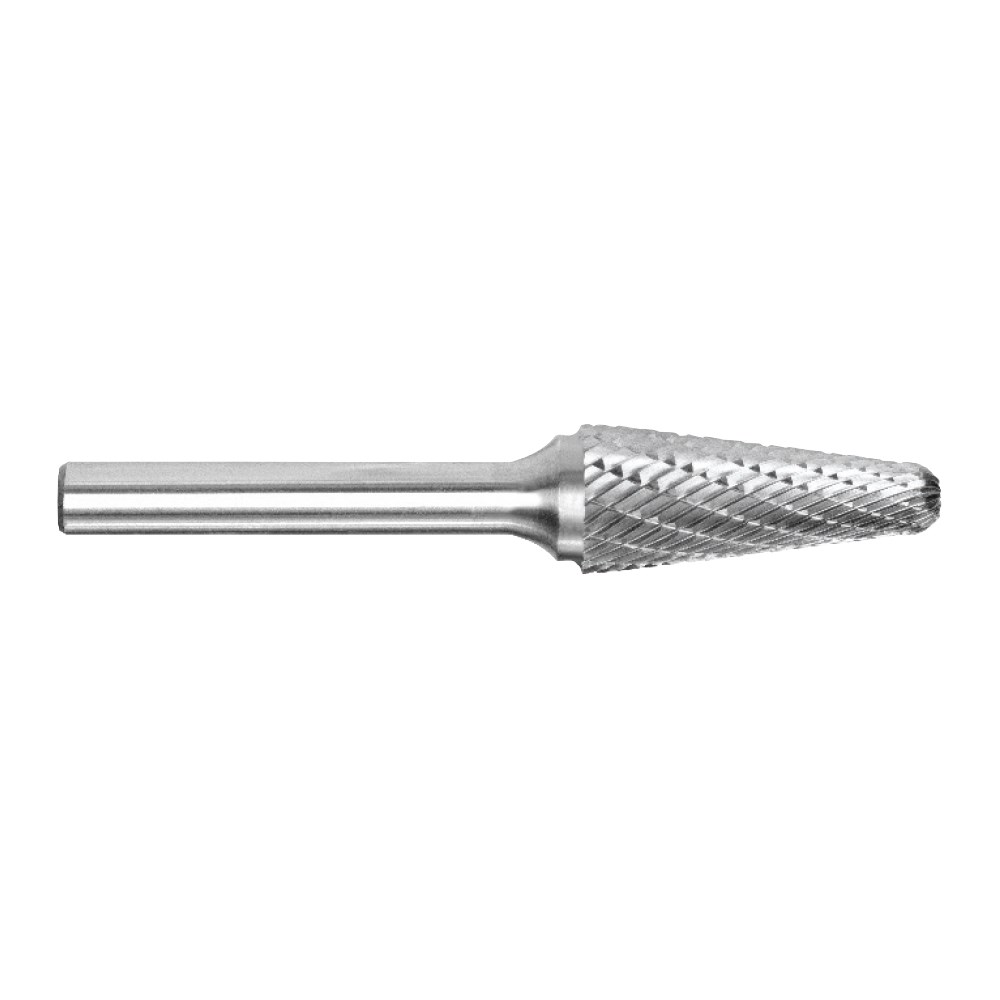 [170-SL-4DCS] 1/2 Inch Included Angle Carbide Burr | Silver Series