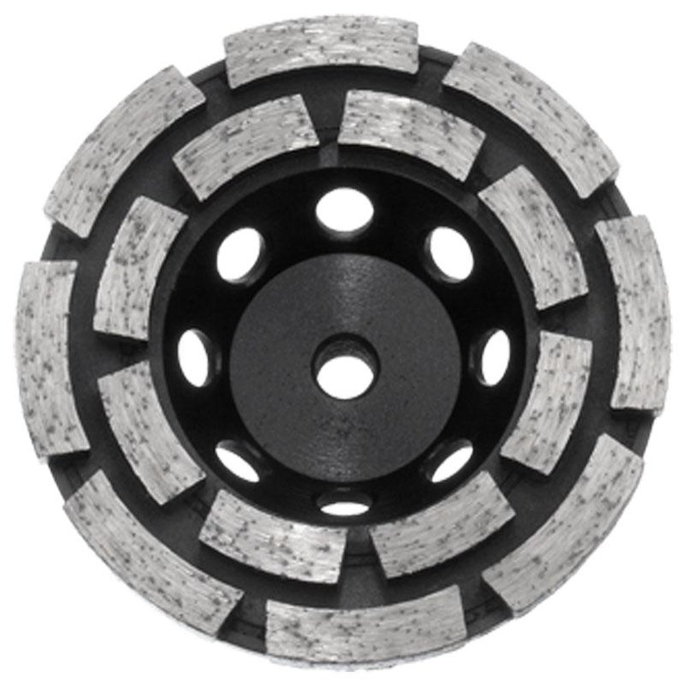 [170-AUCUP103DR] Austsaw - 103mm (4in) Diamond Cup Wheel Double Row - M10 Thread - Double Row