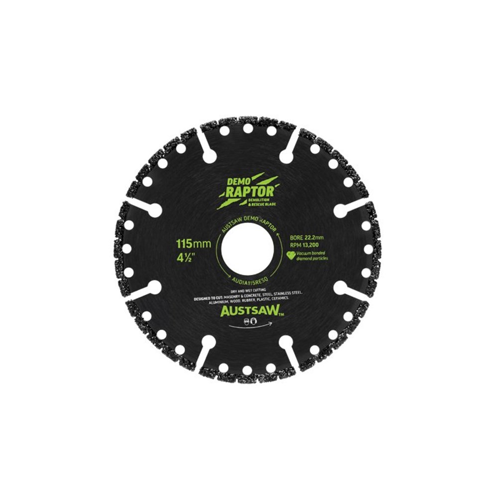 115mm (4.5in) | Demo Raptor Multi-Purpose Demolition Diamond Blade
