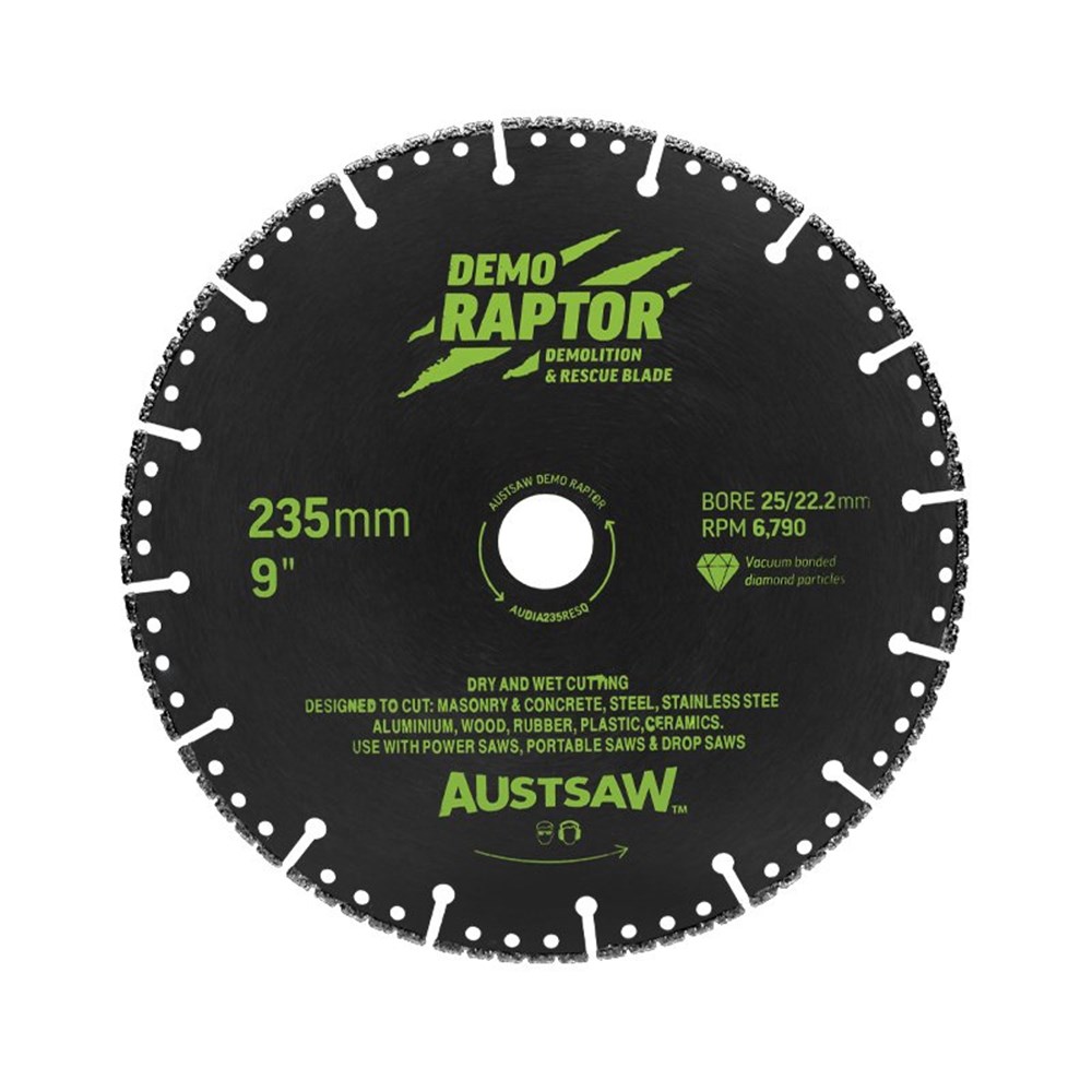 235mm (9in) | Demo Raptor Multi-Purpose Demolition Diamond Blade