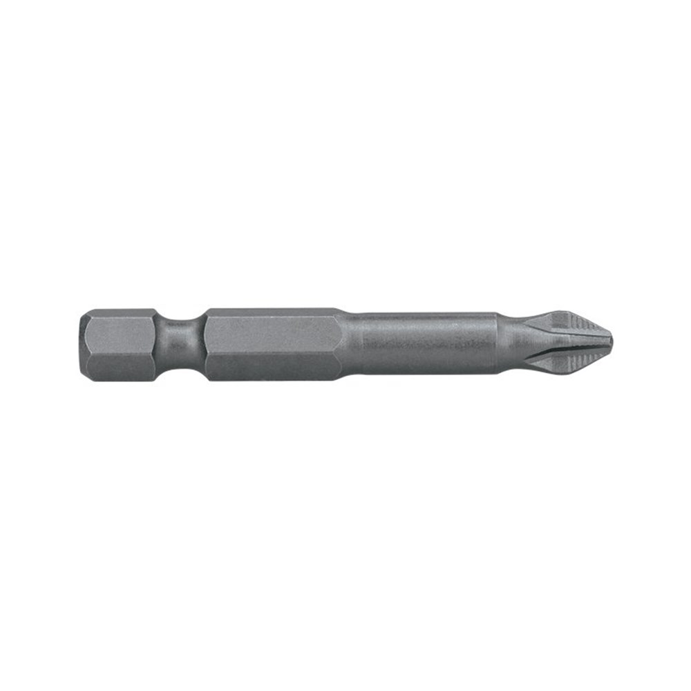 [170-CPH250SR] PH2 x 50mm Phillips Ribbed Power Bit Carded