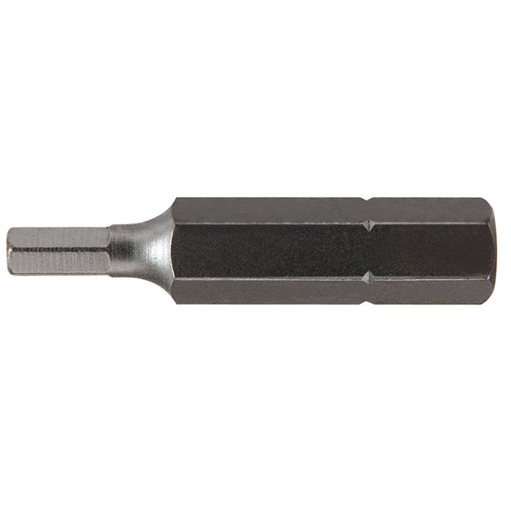 Hex 3/32 Inch x 25mm Tamper Proof Insert Bit