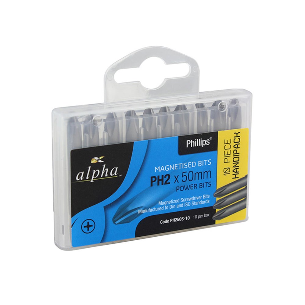 PH3 x 50mm Power Bits - Handipack (x10)