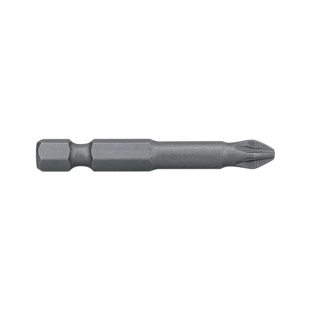 Pozi PZ2 x 50mm Ribbed Power Bit