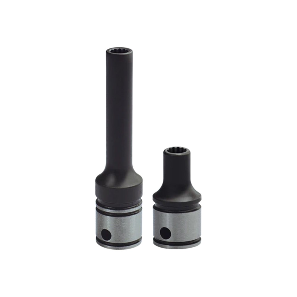 1-1/16 Inch x 1/2 Inch Drive 12 Point Deep Socket Dual Action