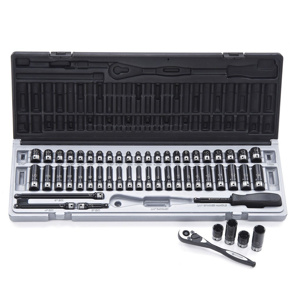 DASET2-53PCE 6PT 1/4"Dr Set - Carton (4)