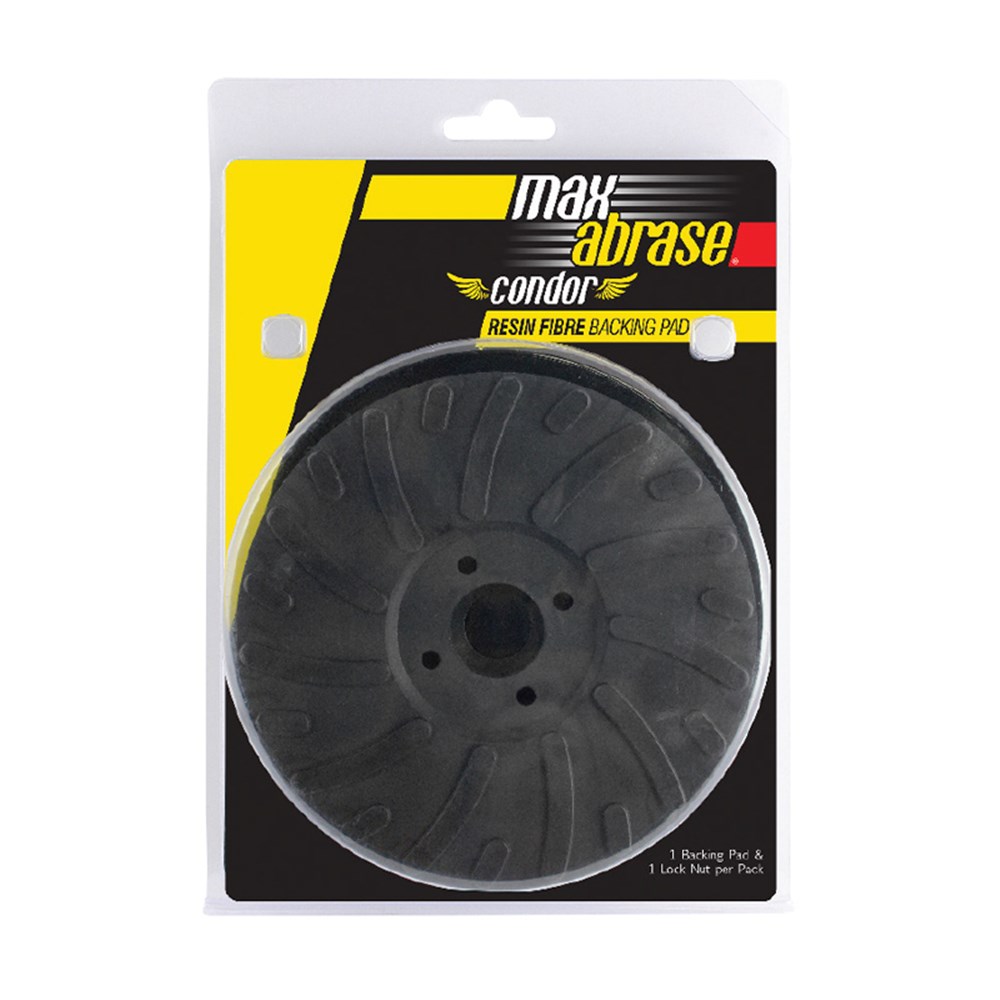 [170-CGBP125] Backing Pad for Resin Fibre Disc 125mm Carded (Pk 1)