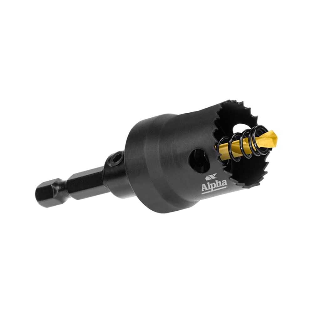 [170-HSF22] 22mm Fine Tooth Cordless Holesaw with Arbor