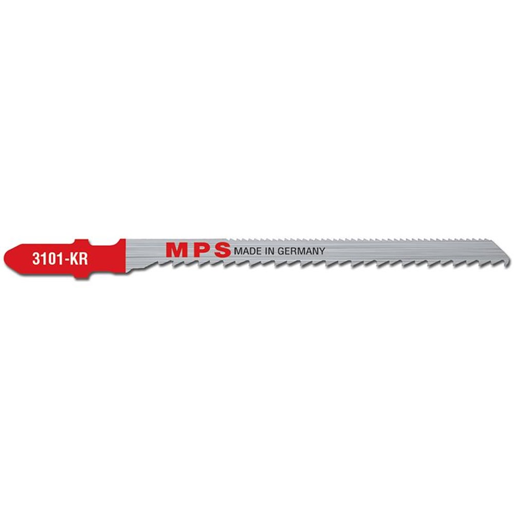 MPS Jigsaw Blade CV, 100mm, 10 tpi, Ground, Euro Shank (x5)