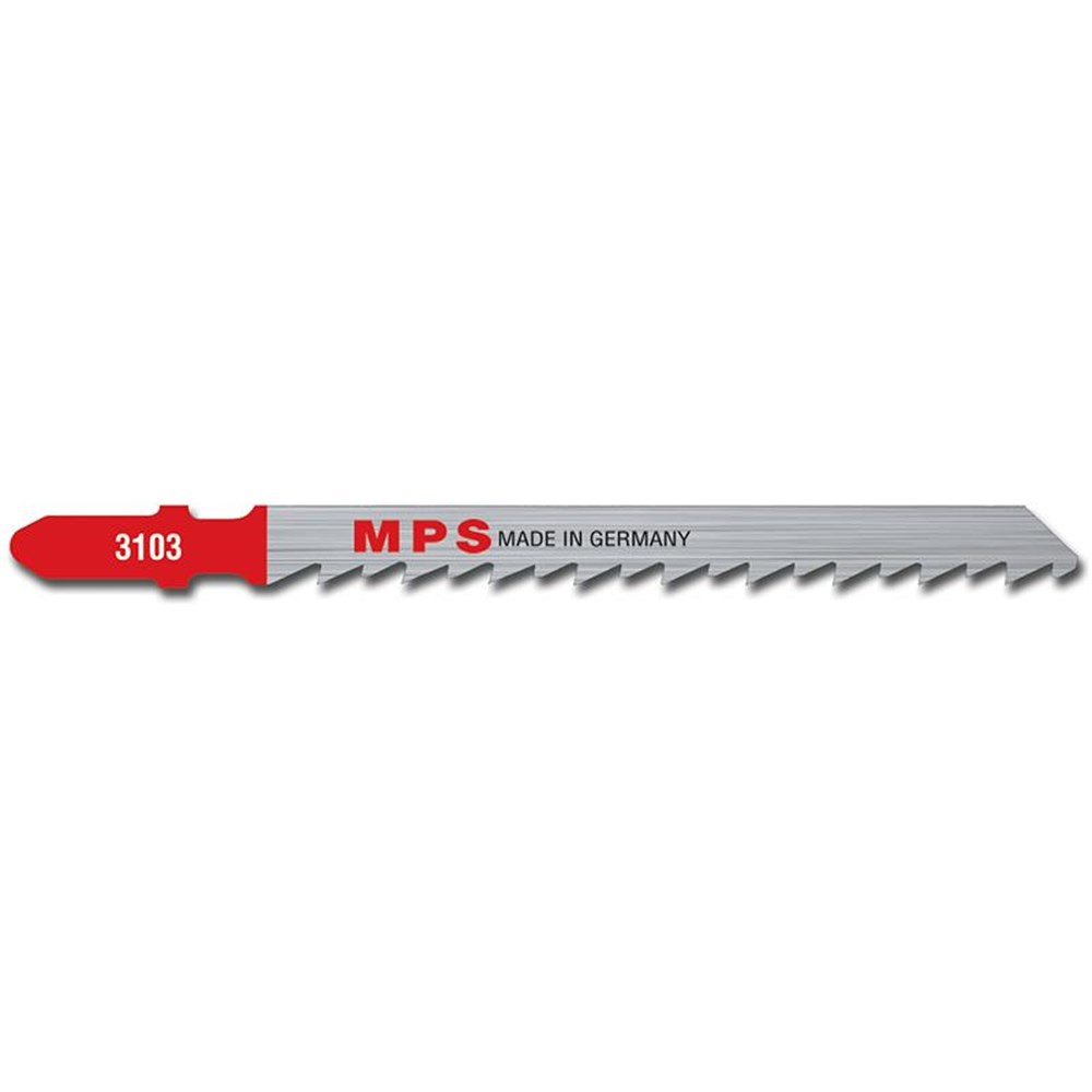 MPS Jigsaw Blade CV, 100mm, 6 tpi, Ground, Euro Shank (x5)