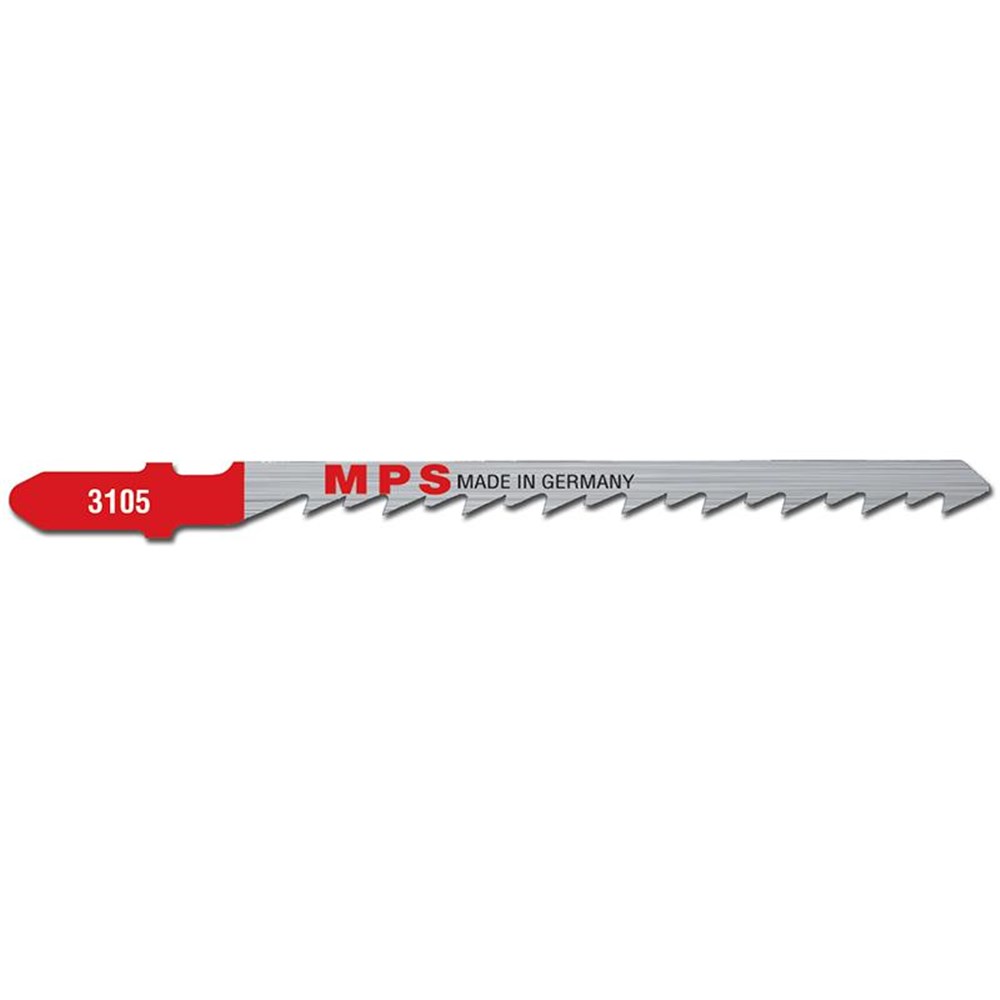 MPS Jigsaw Blade CV, 100mm, 6 tpi, Ground, Euro Shank (x5)