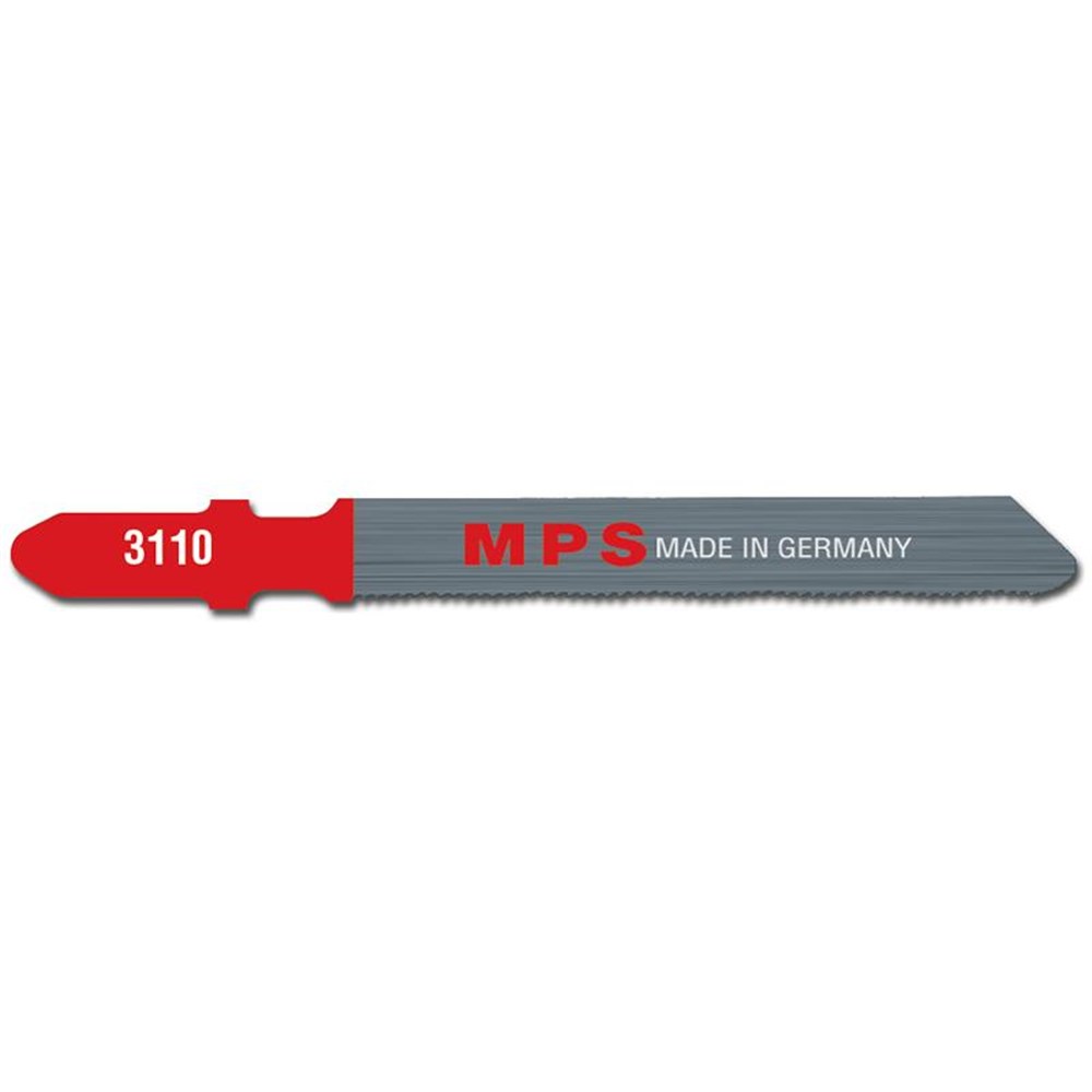 MPS Jigsaw Blade CV, 75mm, 28 tpi, Wavy, Euro Shank (x5)