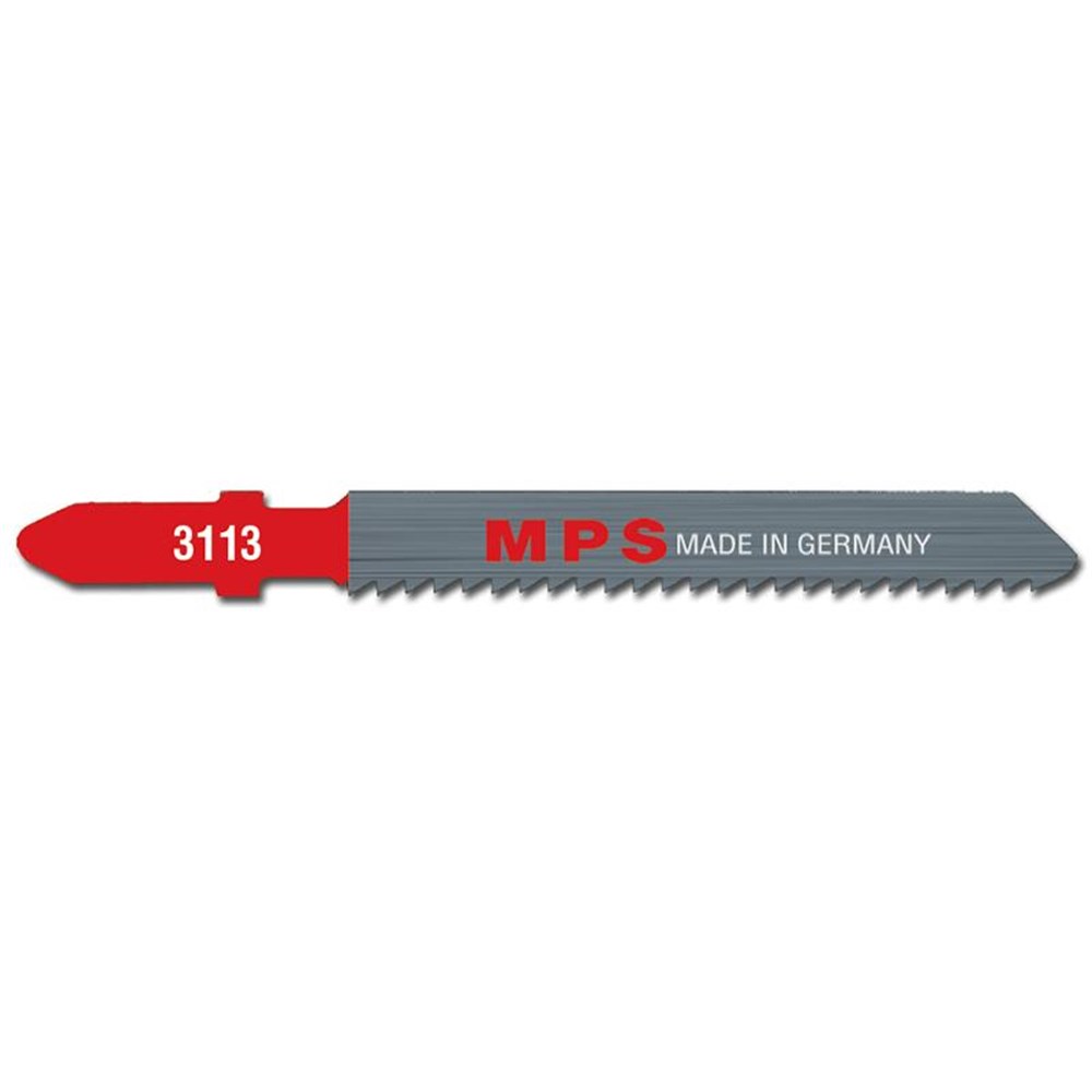 Jig Saw Blade HSS, 75mm, 12 tpi, Wavy, Euro Shank (x5)