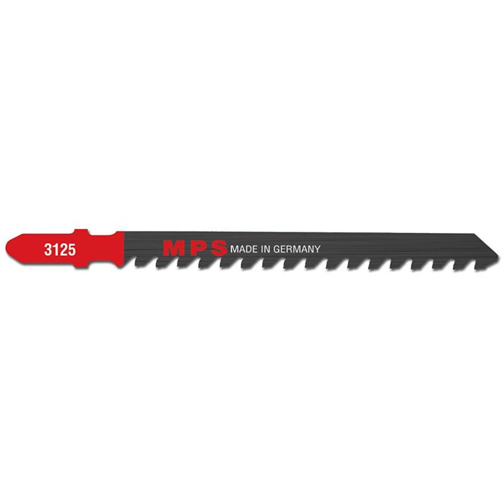 MPS Jigsaw Blade HM, 100mm, 6 tpi, Carbide tipped, Euro shank (x1)