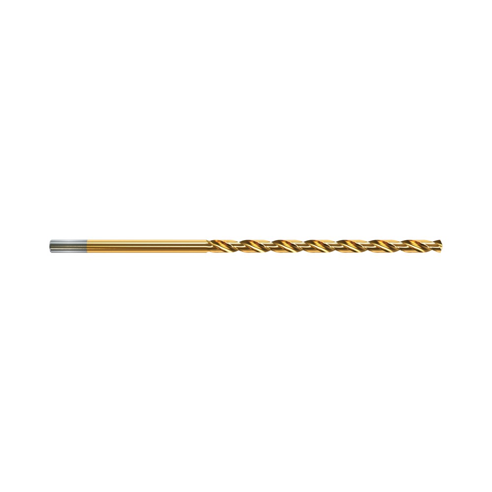 13/64 Inch (5.16mm) Long Series Drill Bit - Gold Series (OAL 152mm)