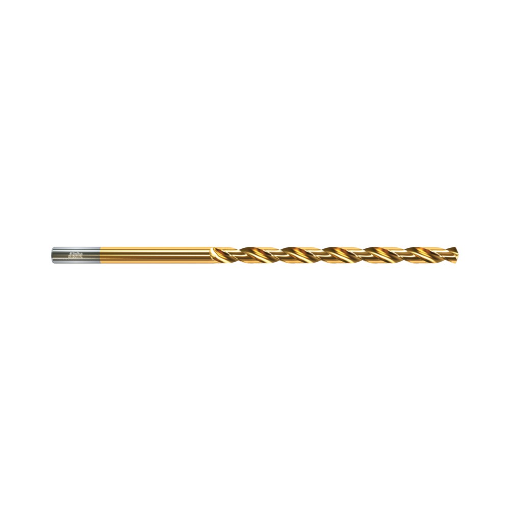 1/4 Inch (6.35mm) Long Series Drill Bit - Gold Series (OAL 158mm) Bulk 10 Pack