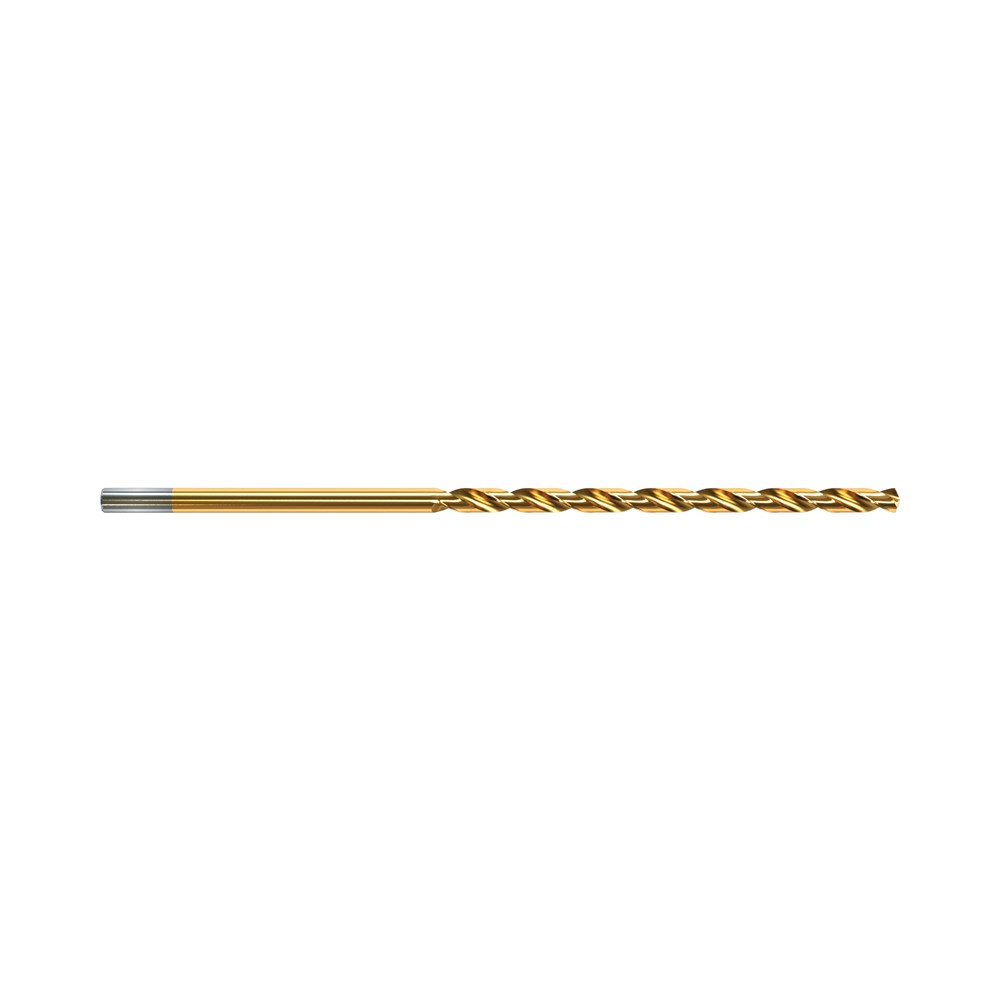 3/16 Inch (4.76mm) Long Series Drill Bit - Gold Series (OAL 147mm)