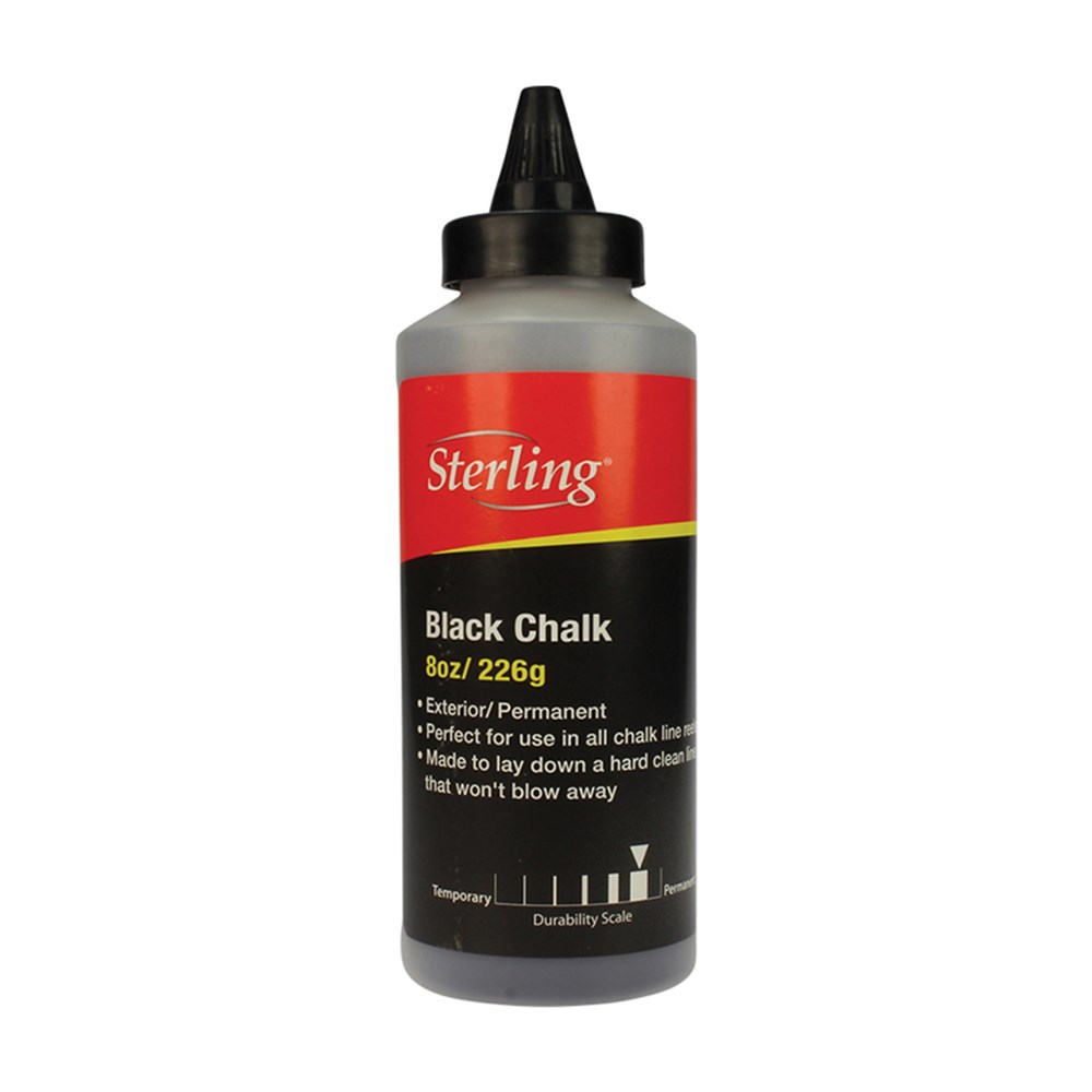 [170-CR-BLACK] Sterling Chalk Refill: Black 226g