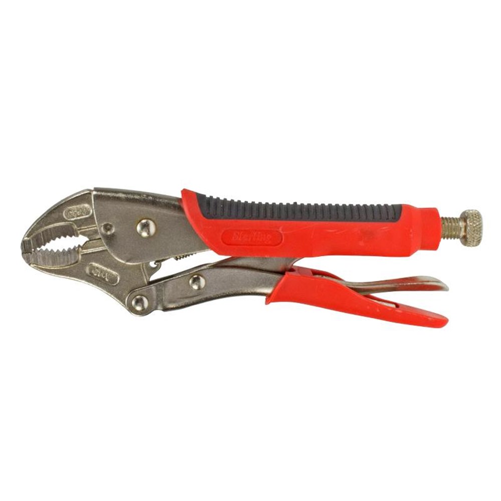 Sterling Locking Pliers - 250mm, 10in - Curved Jaw / Rubber Grip