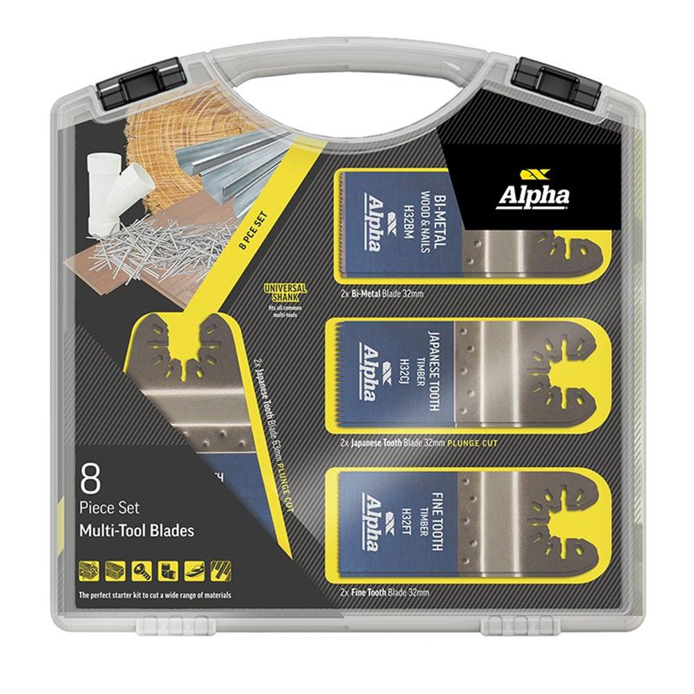 8 Piece Multi-Tool Blade Set