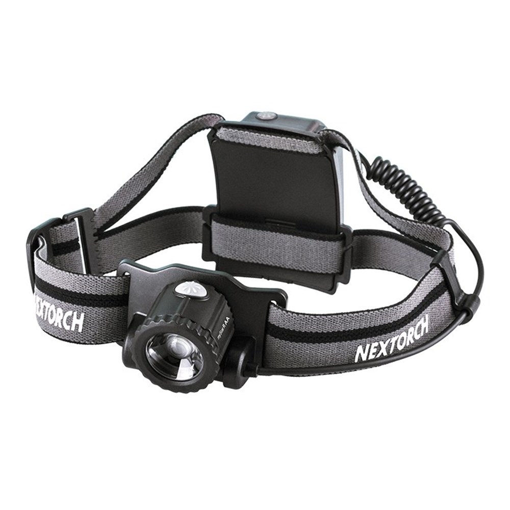 [170-MYSTAR-R-AA] Nextorch myStar R | 360 Degree Focus Adjustable AA Headlamp | 3 x Non-Rechargable Batteries Incl.