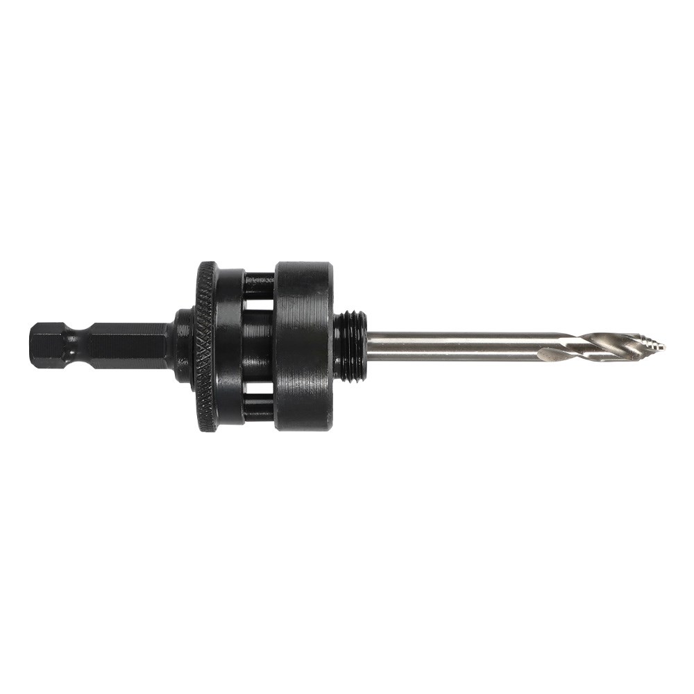 32-250mm | Onsite Plus Large Quick Release Arbor to suit Holesaws | Step Tip Pilot Drill
