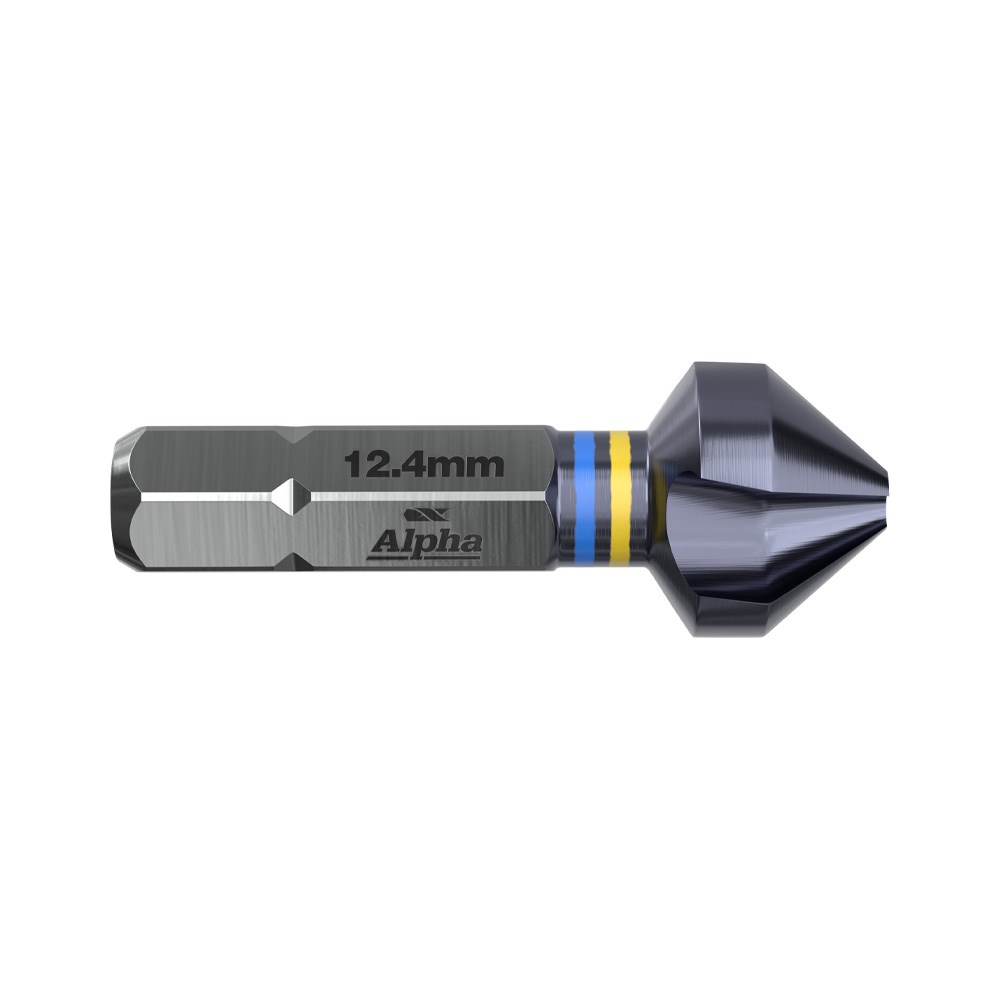 [170-CSAF3-12.4] 2.8 - 12.4mm | Onsite Plus Multi-Use 90 degree Countersink - 3 Flute