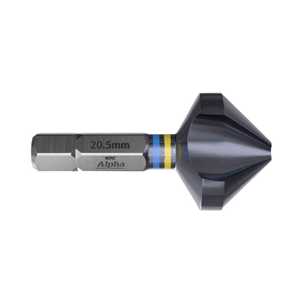 [170-CSAF3-20.5] 3.5 - 20.5mm | Onsite Plus Multi-Use 90 degree Countersink - 3 Flute