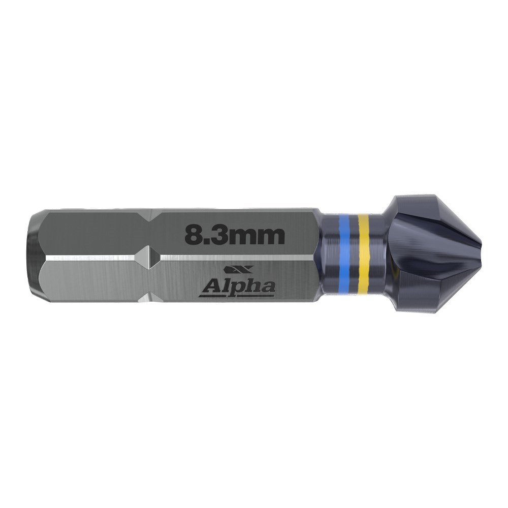 [170-CSAF3-8.3] 2 - 8.3mm | Onsite Plus Multi-Use 90 degree Countersink - 3 Flute