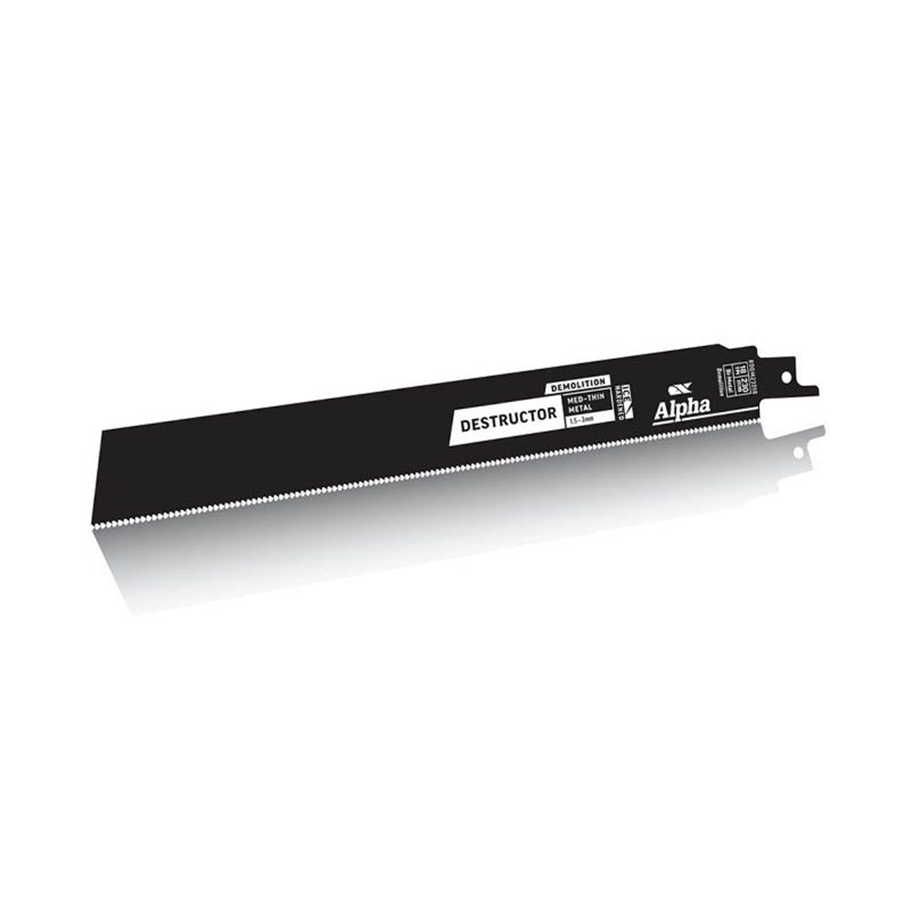 [170-RDDM23018-2] Destructor Demolition - Metal - Recip Blade, 18 TPI, 230x1.1mm - 2 Pack