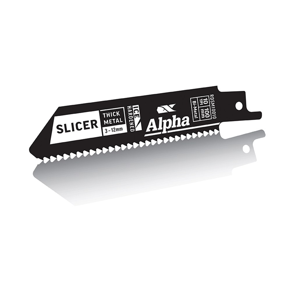 Slicer - Metal - Recip Blade, 10 TPI, 100mm - 2 Pack