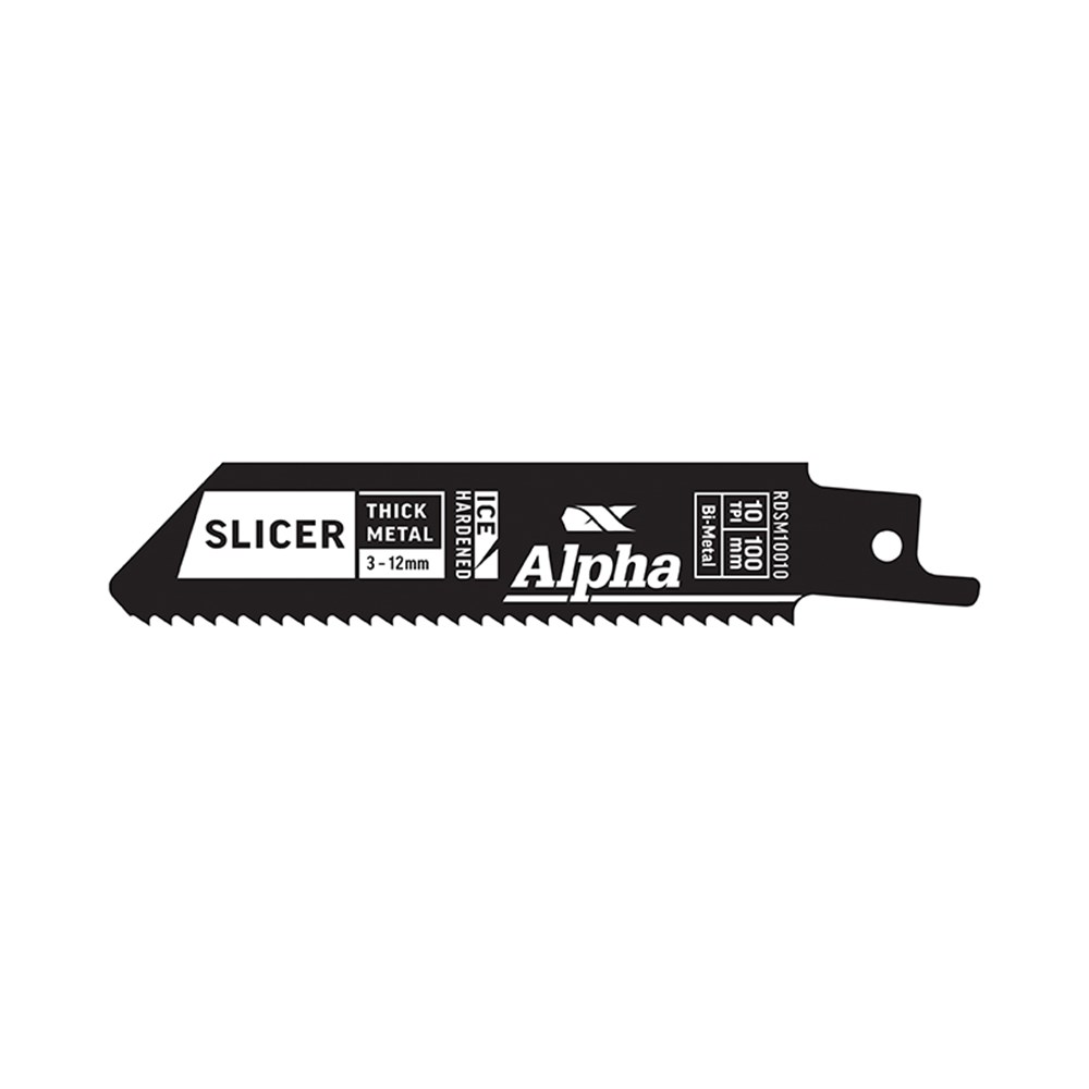 [170-RDSM10010-5] Slicer - Metal - Recip Blade, 10 TPI, 100mm - 5 Pack