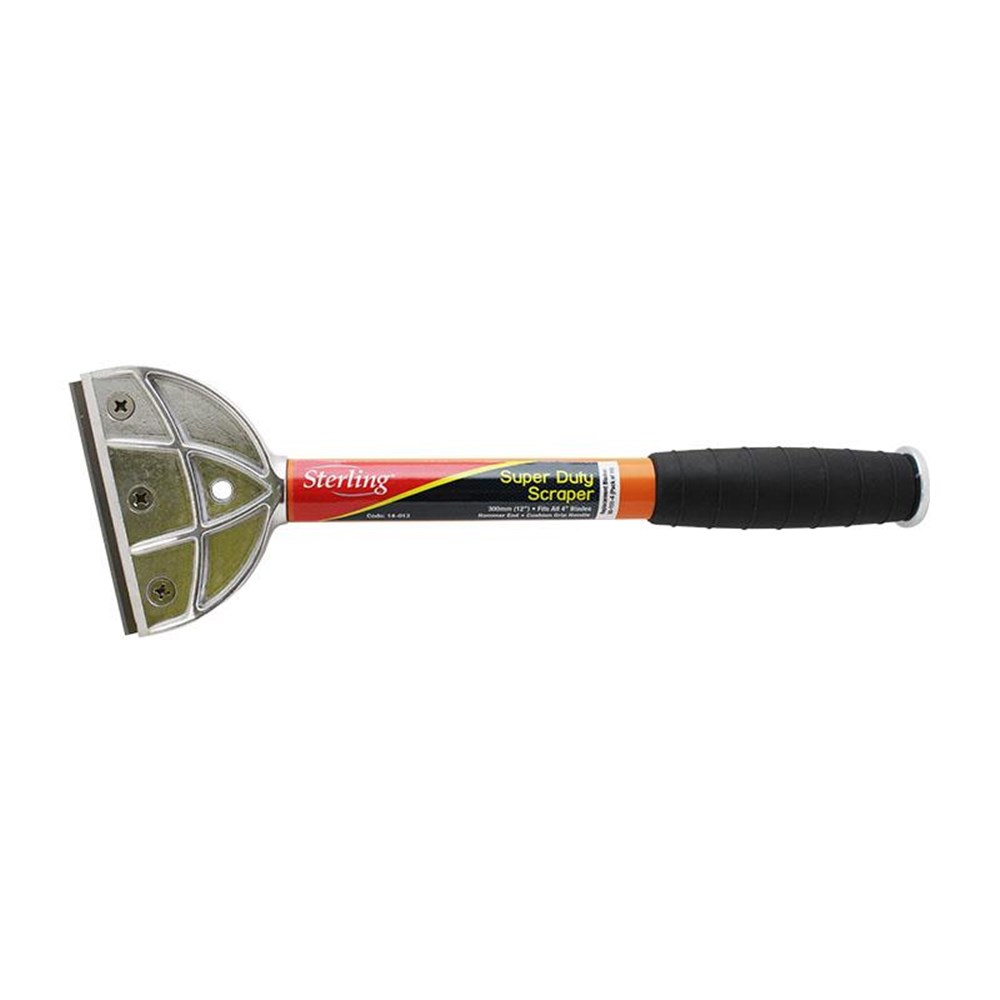 4x18 Inch Super Duty Scraper with Hammer End