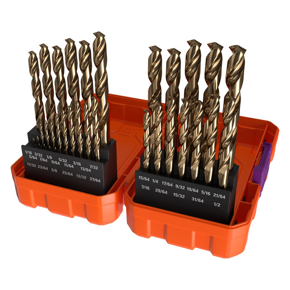 29 Piece | Alpha Cobalt Imperial Tuffbox Pro Drill Set