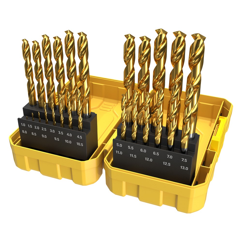 25 Piece | Alpha Gold Series Metric Tuffbox Pro Drill Set
