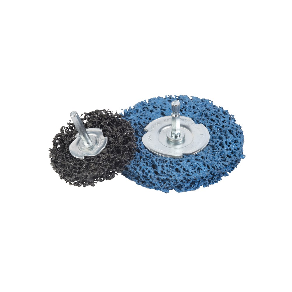 [170-QAPM-30 6586002] Clean & Strip Wheel Abrasive Fibre 75mm Dia Quick Release Hex Shank - Carded
