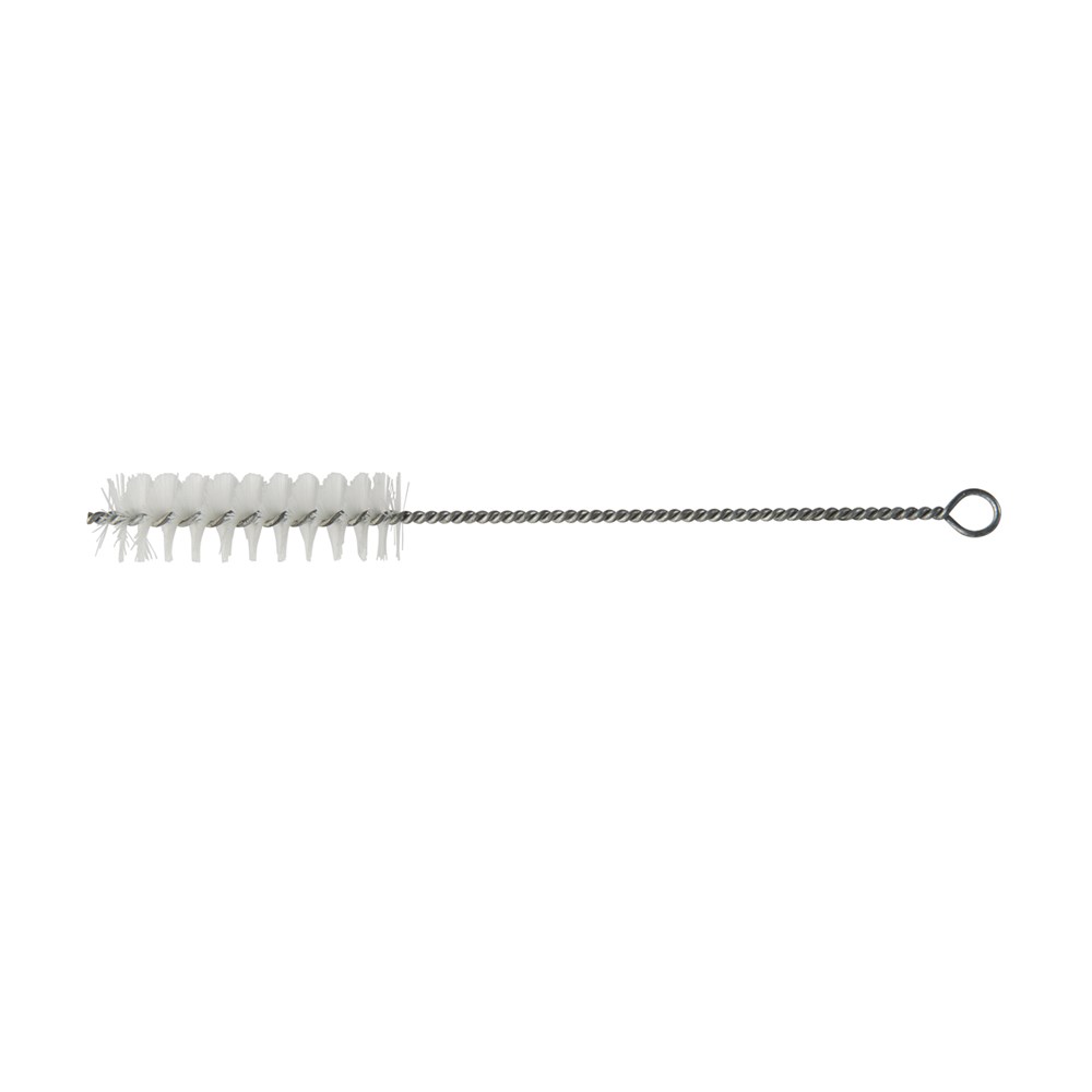 Tube Brush Nylon 0.14mm Wire 8mm Dia with Twisted Wire Handle - Bulk
