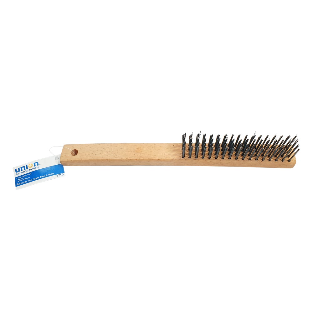 [170-1710-12] Hand Brush Steel 4 Row W/H - Inner Carton (12)