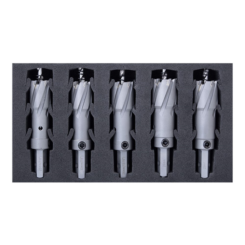 VersaDrive TCT HoleCutter Set: 14, 17, 18, 21, 22mm