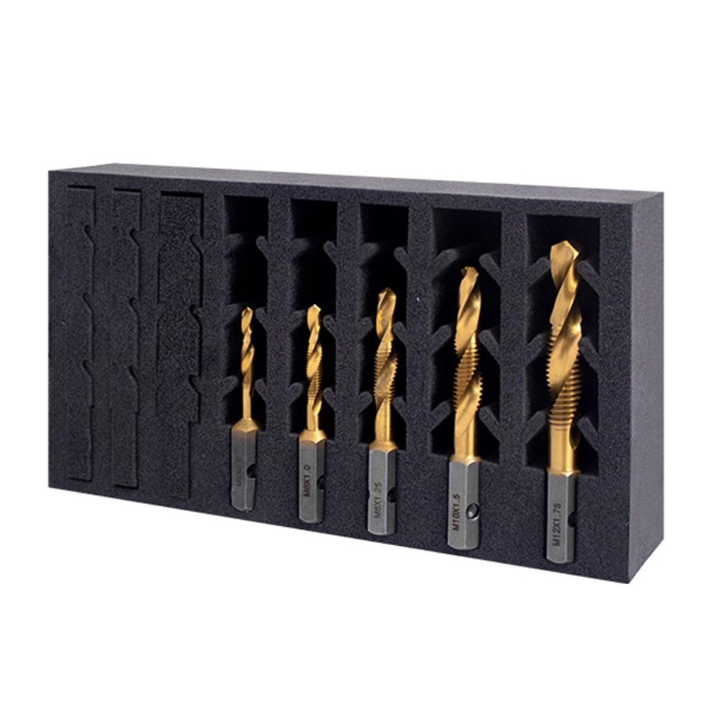 [170-301125-SET1] VersaDrive Combi Drill-Tap Set, M5, M6, M8, M10, M12