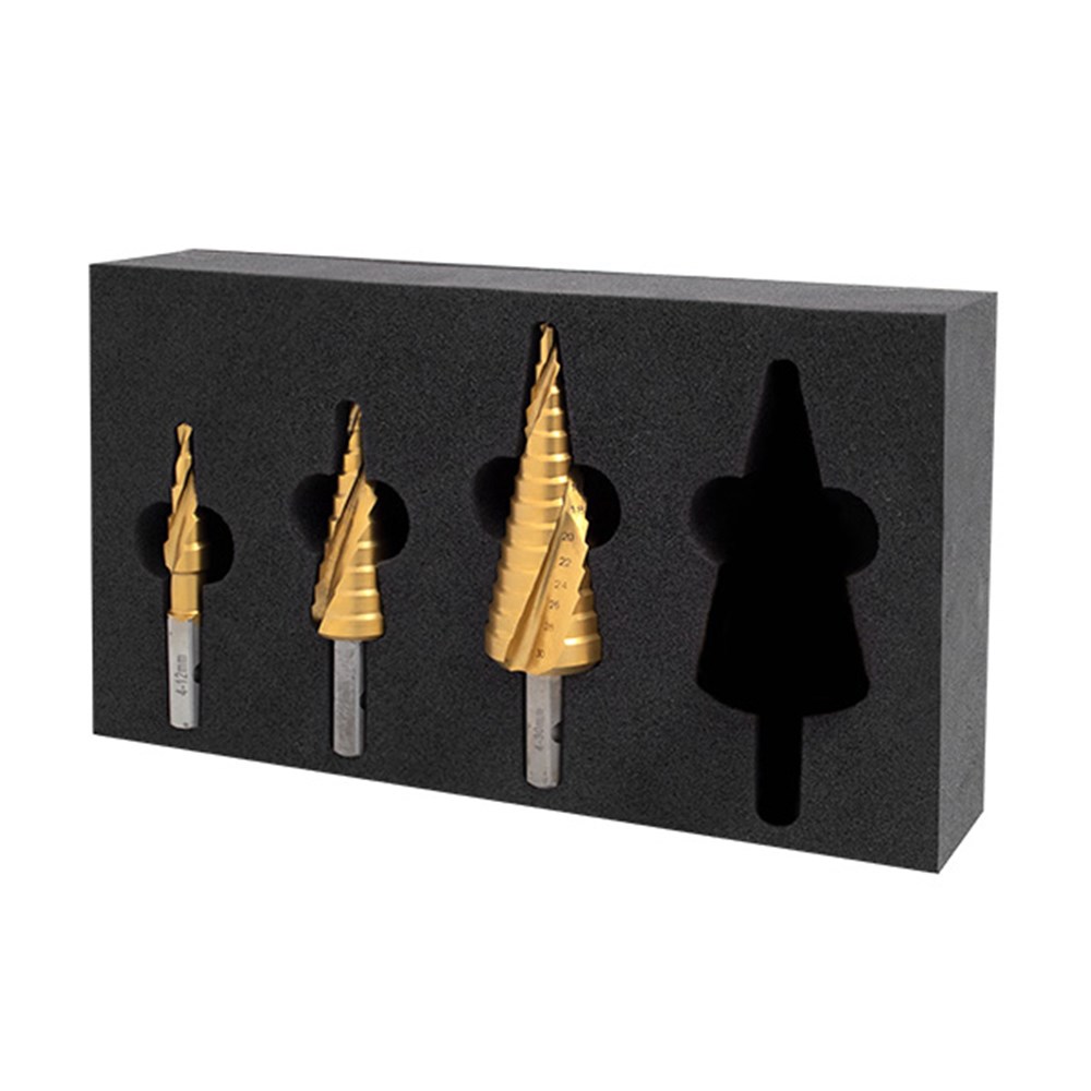 VersaDrive Step Drill Bit Set: 12, 22, 30mm