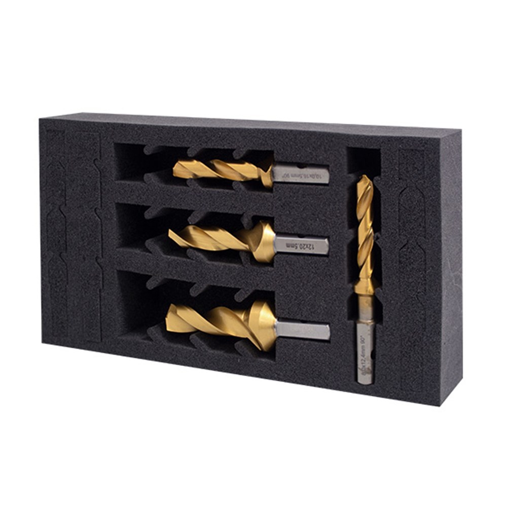 VersaDrive DrillSink Bit Set, Contains 8/12.4mm, 10/16.5mm, 12/20.5mm, 14/25mm