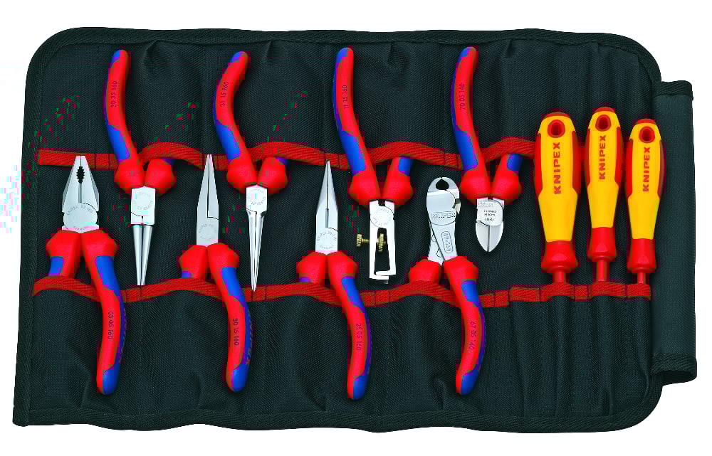 KNIPEX TOOL ROLL 11 PIECE (AF)