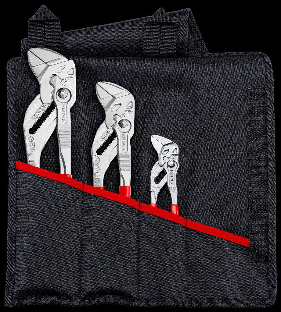 KNIPEX PLIERS WRENCH SET TOOL ROLL 3PC
